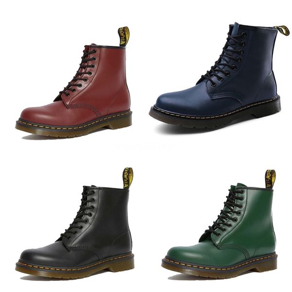

autumn and winter new martin boots womens cotton plus velvet warm boots rivet womens boots boots2020#796, Black