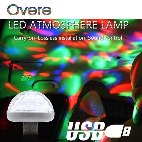 

overe 1pc car led usb atmosphere light colorful lamp for solaris creta ix25 swift sx4 lada vesta granta kalina