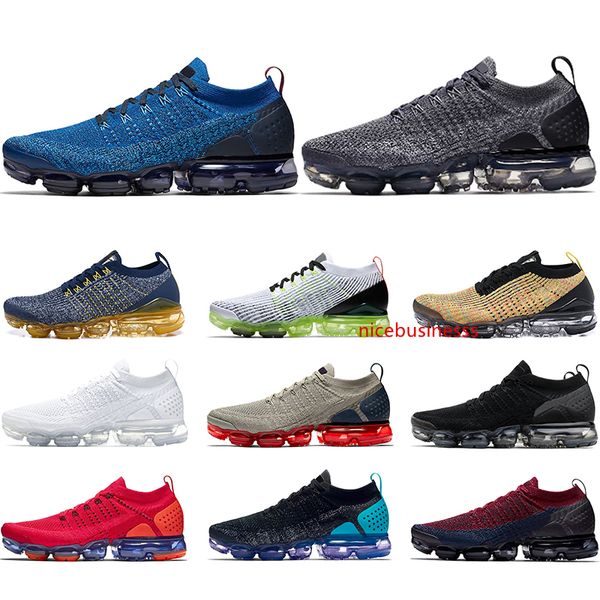 

wholesale men women running shoes 2.0 3.0 triple black white gym blue spirit oreo mens sneakers sports size 36-45