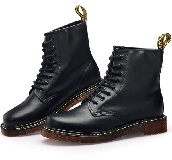 

genuine leather ankle women boots platform chaussures femme snow boot feminina botki damskie bottine mujer 2019, Black