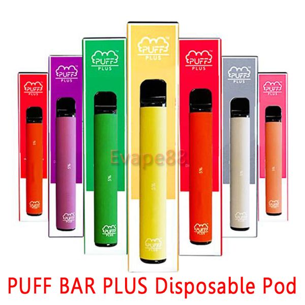 

Новые СЛОЙКА BAR PLUS 800 + Puff Одноразовая Pod картридж 550mAh Аккумулятор 3,2 мл Предварительно заполненные электронные сигареты Vape Бобы Стик Стиль Портативный Испаритель
