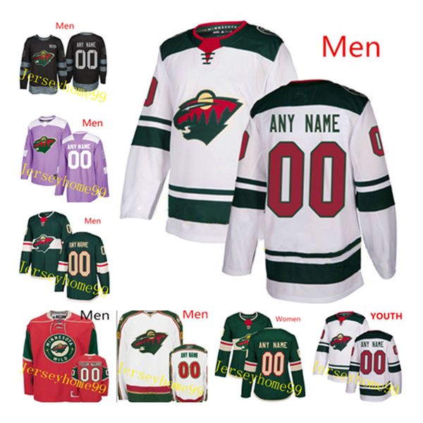 

Minnesota Wild Jersey Custom Matt Dumba Jason 16 Zucker Jared Spurgeon Greenway Fehr Brodin Granlund Parise Suter Staal Koivu Hockey Jerseys