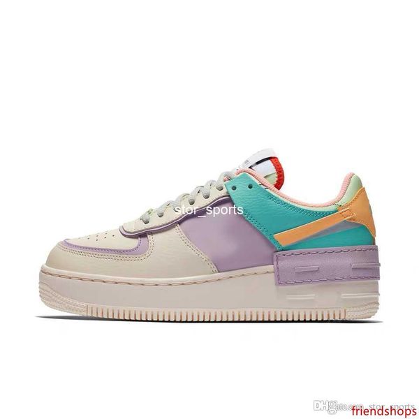 

2019 new one 1 shadow womens running shoes 1s pretty pale ivory celestial gold-tropical twist designer sneakers eur 35-40