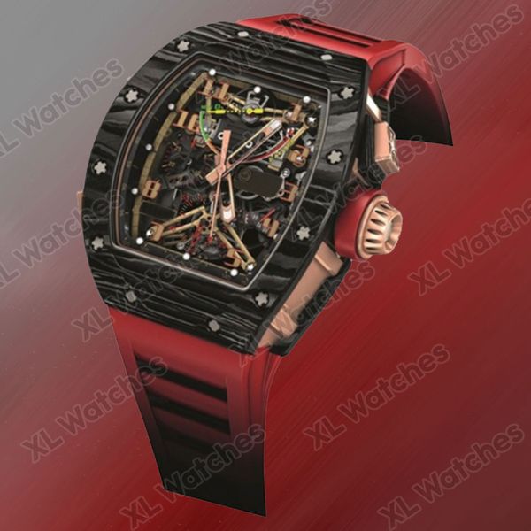 

Men watche ver ion rm 50 01 lotu f1 team barrel watch tourbillon dial carbon fiber ca e rubber trap rm 50 01 automatic movement a1 1