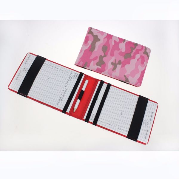 

crestgolf new golf scorecard holder golf score wallet camouflage score pocketbook scoring gifts accessories