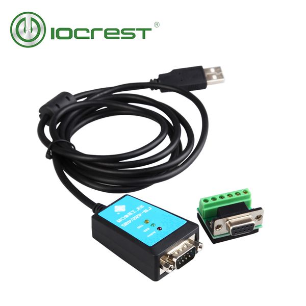 

iocrest usb to serial rs-422/485 cable converter usb to rs485 rs422 communication converter