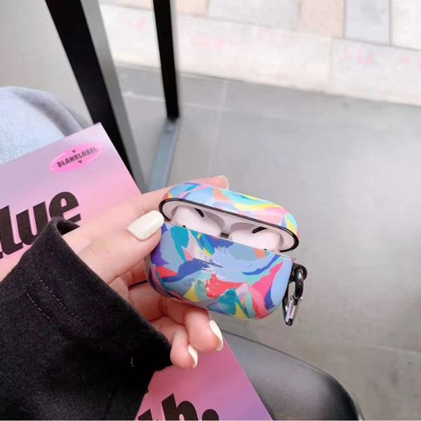 

Designer's Airpods 1/2 case ais fashion print Bluetooth headset shell Airpods Pro earphone cover new product launch-3