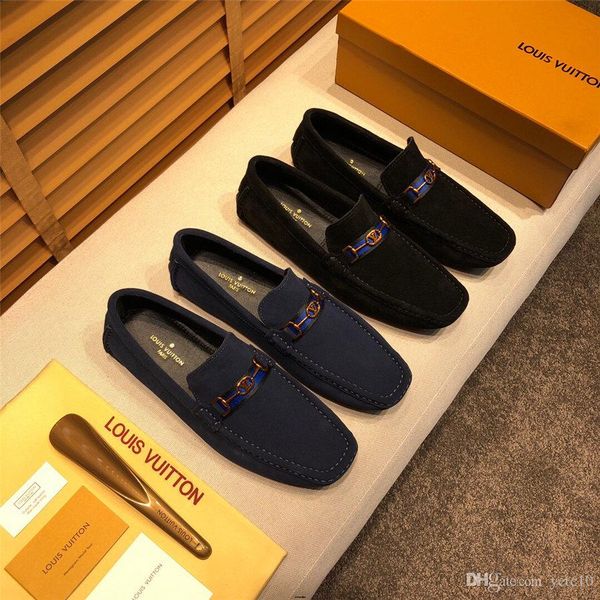 

19ss men loafers genuine leather shoes outdoor fashion driving shoes italian tassel loafers moccasins men slip on flats shoes for men yecq1, Black