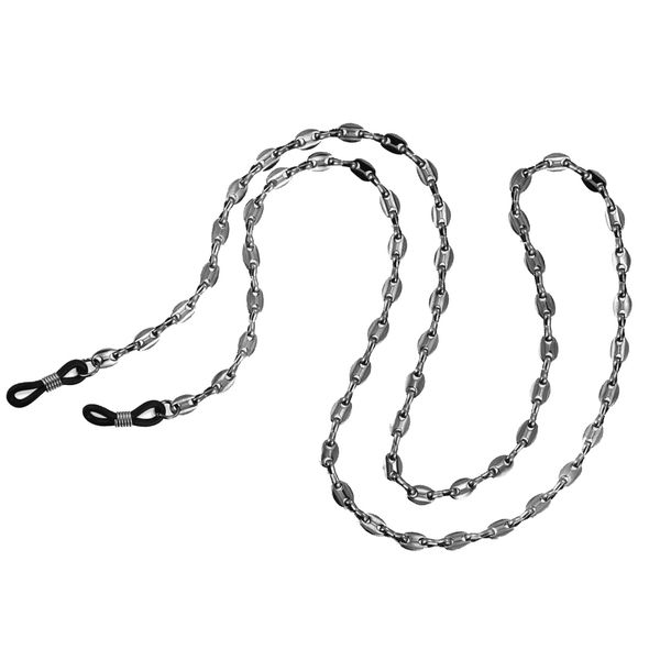 

eyeglass sun glasses cord holder necklace sunglass neck strap metal chain