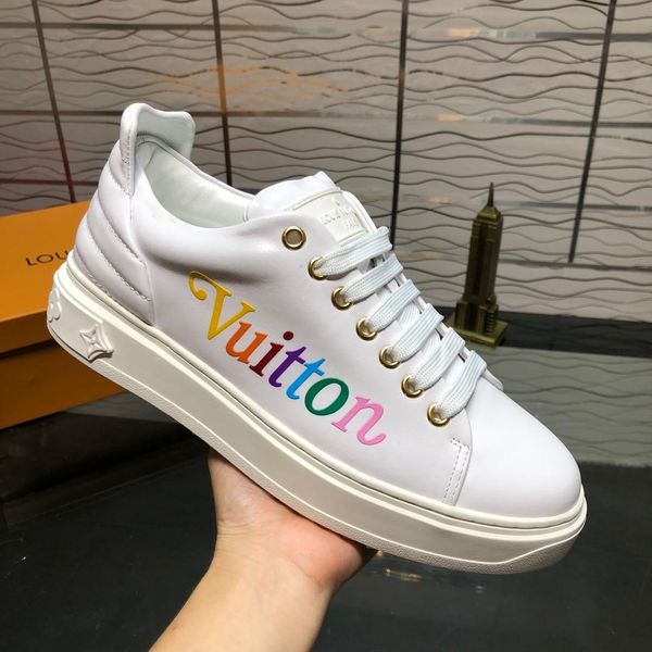 

fast delivery new men's luxury casual shoes fashion brand shoes autumn and winter men's shoes flat bottom plate classic pattern th, Black