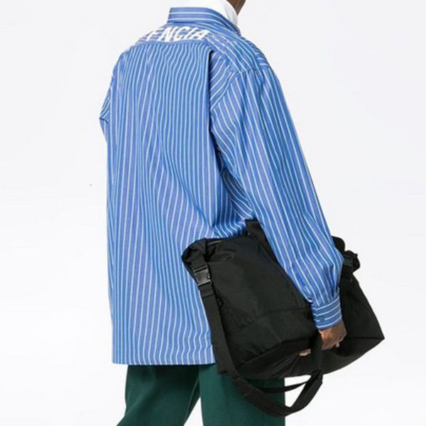 

19 blcg logo hirt blue vertical tripe pring autumn letter printed hirt fa hion ca ual treet un protection outwear jacket hfhlc 017, White;black