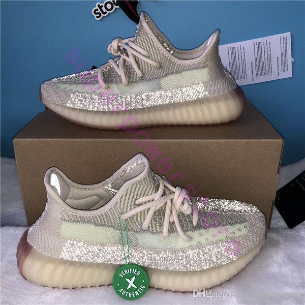 

yeezreel cloud white citrin synth lundmark antlia black static reflective kanye west casual shoes men women trainers sneakers 36-48