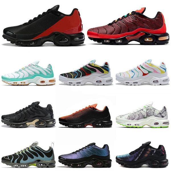 

tn plus ultra se running shoes men women chaussures triple white black 3d glasses sunburst hyper crimson mens trainers sports sneakers 36-45