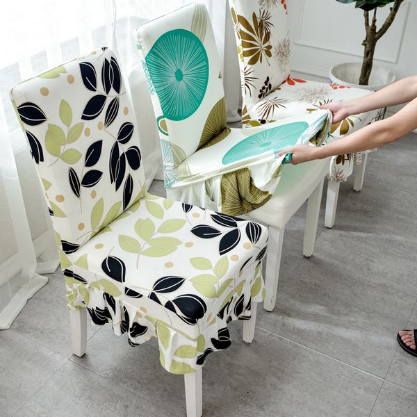 

new modern chair covers for wedding restaurant l pastoral printed dining chair covers home decoration cover