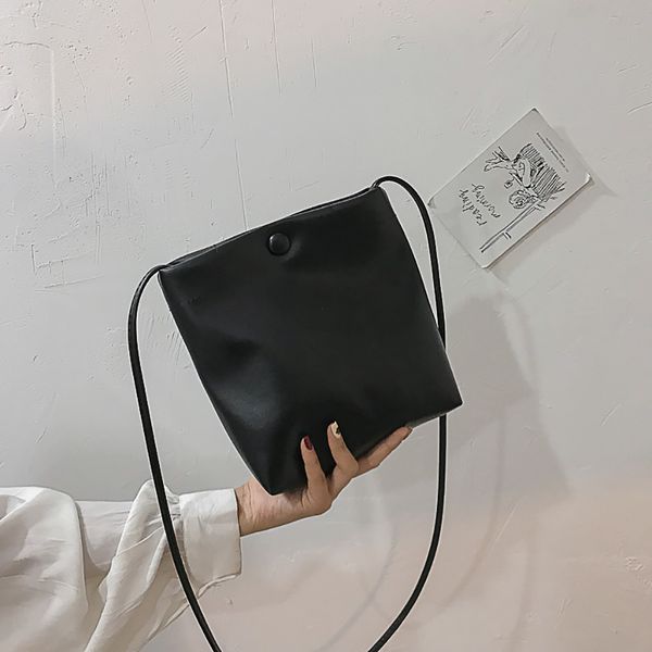 

women bag simple soft leather shoulder messenger casual bucket taschen women bolsa masculina sac femme sac bandouliere femme