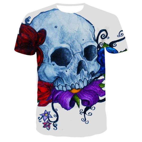 

colour color skull skeleton tumblr fashion t shirt men women cotton for man,t shirt printing mens tee shirts ypf307, White;black