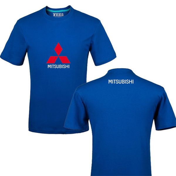

креативный дизайн для mitsubishi логотип футболка сплошной цвет хлопок футболка мужская новое поступление стиль с коротким рукавом мужская ф