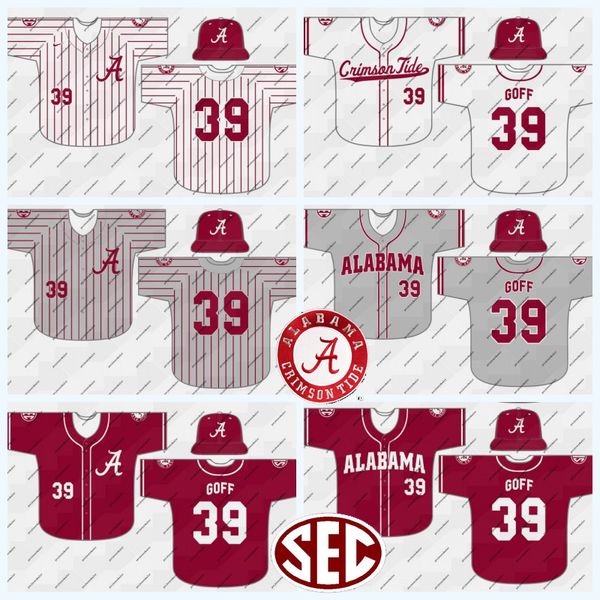 

Alabama Crimson Tide 24 Kolby Robinson 18 Keith Holcombe 55 Drew Williamson 8 Morgan McCullough 28 Tyler Gentry NCAA College Baseball Jersey