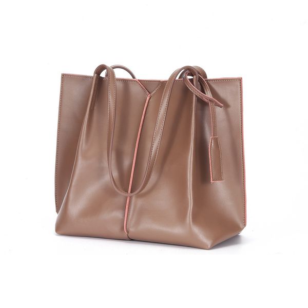 

winter genuine leather shoulder bags for women 2019 large capacity bucket bag for shopping luxury handbags women bags designer
