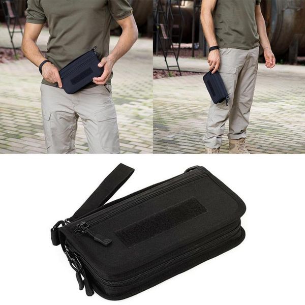 

outdoor travel camouflage handbag tactical short coin phone portable men's purse bag mobile s5c2