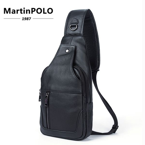 

genuine leather men bag men messenger bags small waist pack leather shoulder crossbody bags for man belt sling chest bag 7702
