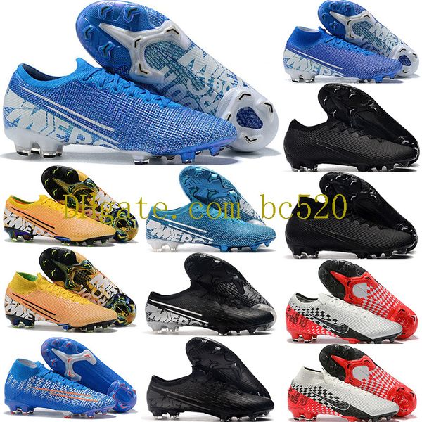 

2019 Новые поступления Мужские ртутные пары Fury XIII Elite FG Футбольные бутсы Neymar CR7 ACC Fly k