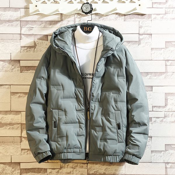 

2019 winter jacket men and coat peffer parka jacket men winter clothes for down casual plus size hooded m-5xl, Black