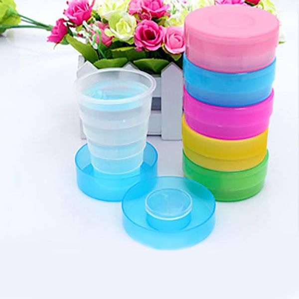 

folding retractable practical durable cup camping home travel pp drinkware bottle portable outdoor hiking