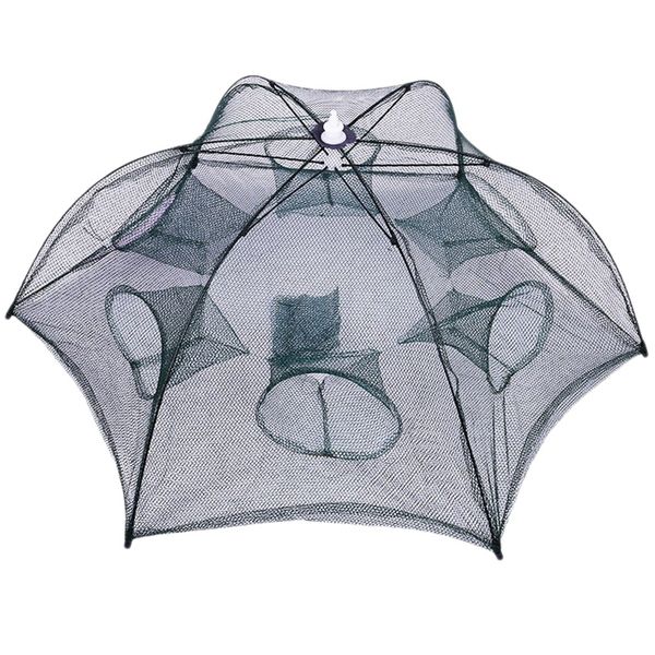 

portable collapsible fishing net trap landing net trap cast dip cage automatic