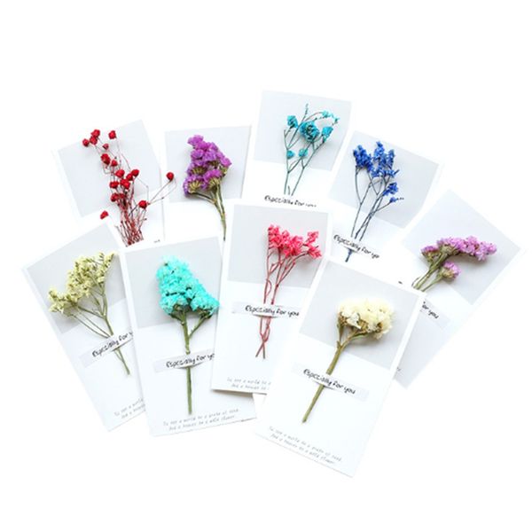 

dried flowers greeting cards-blank note cards birthday note thank you cards perfect for business, wedding, graduation, baby show