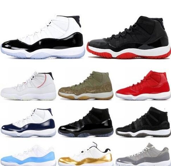 

new 11 xi mens basketball shoes high concord heiress platinum tint space jam low unc 11s designer sneakers sport shoes us 5.5-13