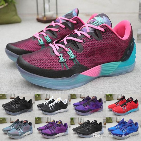 

2020 desinger venom 5 blue white md kb shoes 5s mamba men basketball shoes venomenon 5 low sports sneakers 40-46