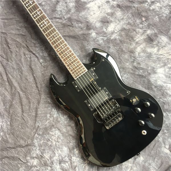 

selling sg electric guitar and floyd rose tremolo sg guitar, black sg guitar