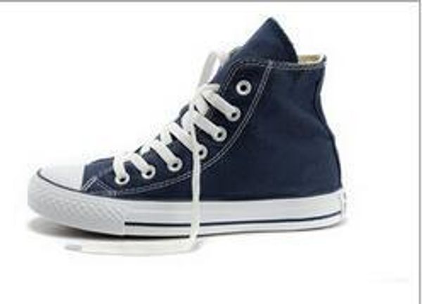 

drop shipping brand new 13 colors all high sports stars low classic canvas shoe sneakers men's women's casual shoes, Black