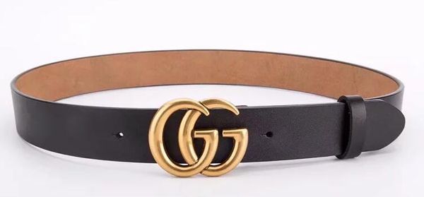 

belt man genuine leather leisure time smooth buckle cowhide belt wide waist belt waistband fashion accessories 16ym2299, Black;brown