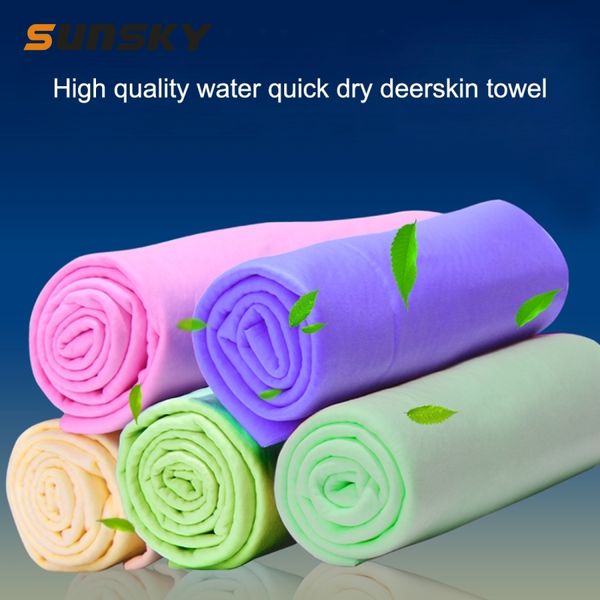 

fast drying towel synthetic chamois drying towel super absorbent pva shammy cloth for fast of car size 43*32*0.2cm