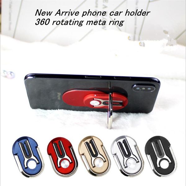

mobile phone holder 360 degree car air vent grip mount stand rotation magnetic finger ring phone holder bracket