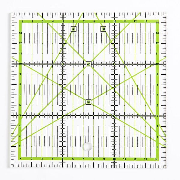 

15 * 15см rectangle shape акриловая лоскутное шаблоны лоскутное шитье линейка инструмент для craft одежда швейные ткани инструмент принадлеж, Black