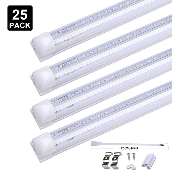 T8 LED TUBE V Форма СИД Интеграта Трубка 2FT 4FT 5FT 6FT 8 футов 8 футов Двойной ряд 4 фута LED трубки