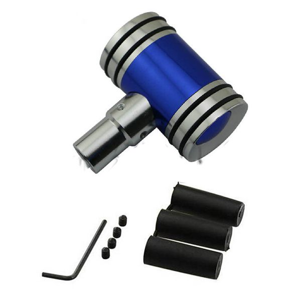 

blue cover aluminum heavy car manual gear stick shift shifter lever knob