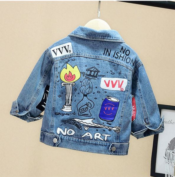 

2020 новый конструктор дети мальчики джинсовой куртки детские уличные джинсы куртка мальчиков весна denim outwear 1-3 лет, Blue;gray