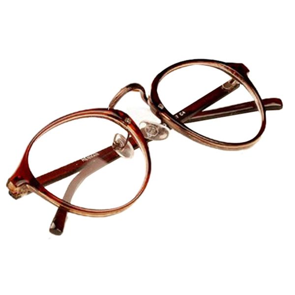 

2018 vintage women nerd glasses frames clear lens eyewear female retro eyeglasses spectacles eyewear accessories 4 colors, Silver