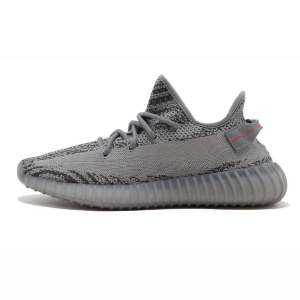 

2019 v2 3m true form hyperspace clay static reflective static men running shoes kanye west zebra beluga 2.0 seame women sport sneakers 36-46