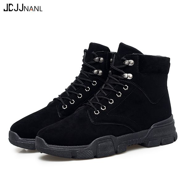 

jcjjnanl brand off black sneakers printed boots for men mens causual shoes sand work shoes size 38-45