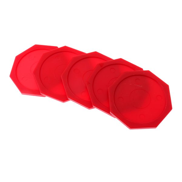 

5 pieces air hockey octagon pucks for full size air hockey tables