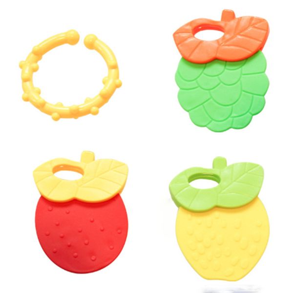 

4 шт. / компл. детские рукавицы прорезывание зубов варежка перчатки фрукты морская жизнь форма прорезыватели игрушка подарки новорожденный у