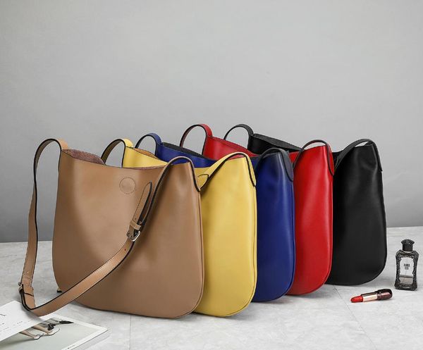

women genuine leather shoulder bags flap casual solid hasp purse bag women messenger bags sublimation blanks
