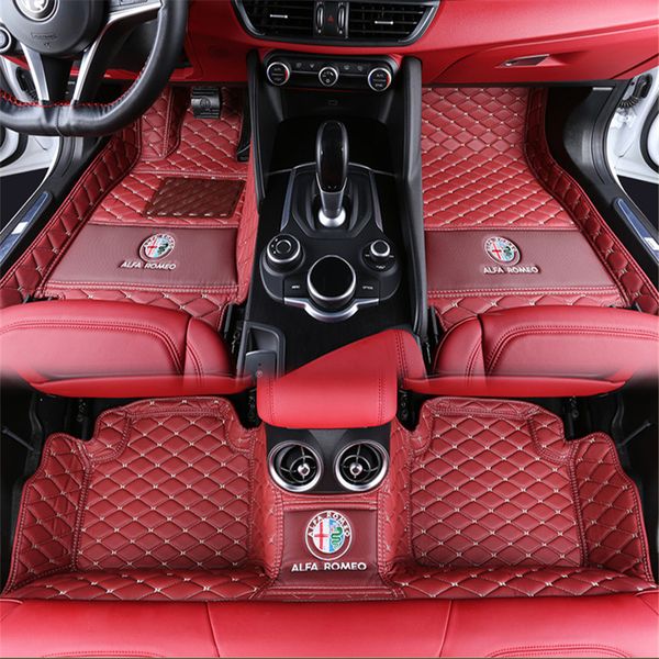 

Для Alfa Romeo Giulia 2017-2018 Автомобильный Коврик Противоскольжения PU Внутренний Коврик Ш