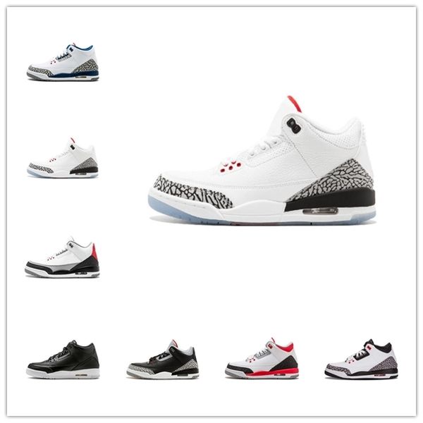 

3 3s mens basketball shoes black cement instinct jth nrg pure white sports women trainers sneakers man shoe size 7 - 13