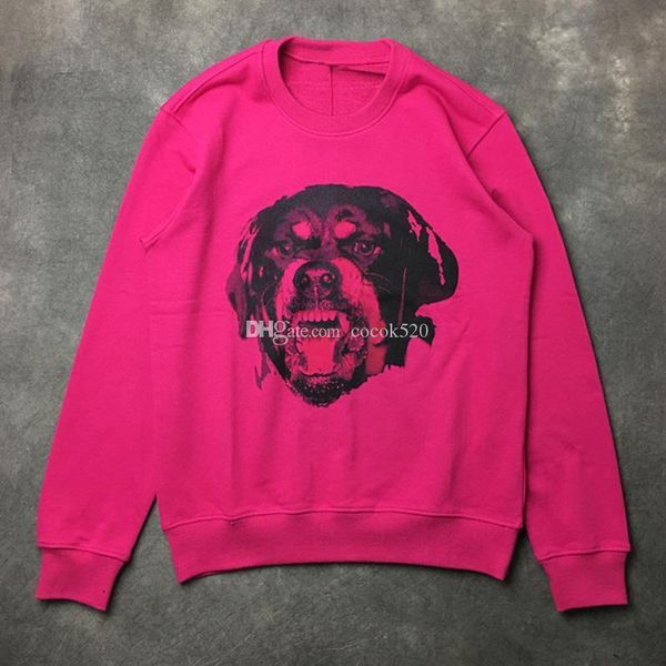 

роскошные мужские дизайнерские толстовки мужчины женщины собака шаблон печатных негабаритных толстовки толстовки мода мужская дизайнерская ф, Black